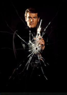 Photography, Roger Moore as James Bond Glass (M), Terry O'Neill