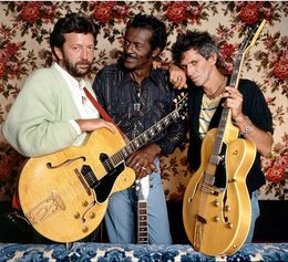 Photography, Eric Clapton, Chuck Berry, and Keith Richards in LA (S), Terry O'Neill