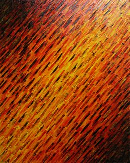 Gemälde, Grande texture couteau chaleureuse, Jonathan Pradillon