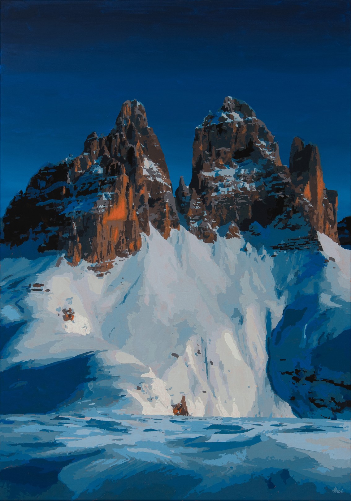 Marco Barberio, Cime di Lavaredo at Sunset - Dolomites Marco Barberio, Cime di Lavaredo at Sunset - Dolomites