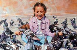 Painting, Childhood happiness, Penyo Ivanov