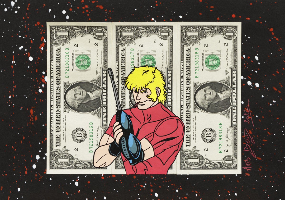 Artsboud, Cobra - série personnage iconique sur billets de 1 dollar Artsboud, Cobra - série personnage iconique sur billets de 1 dollar