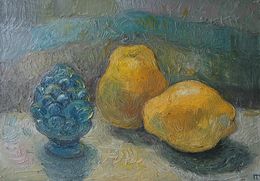 Gemälde, Sicilian pine cone, Galya Popova