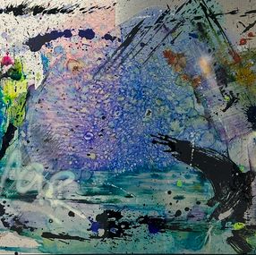 Gemälde, Water expension, Cédric Bouteiller