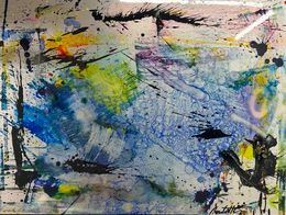 Gemälde, Blue, Cédric Bouteiller