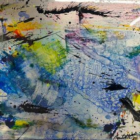 Gemälde, Blue, Cédric Bouteiller