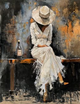 Painting, Melancholy Muse, Schagen Vita