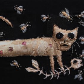 Peinture, El gato viejo, Barbara d'Antuono