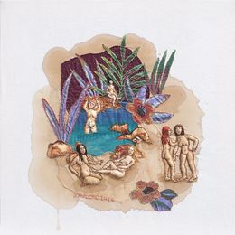 Gemälde, Baigneuses #1, Barbara d'Antuono