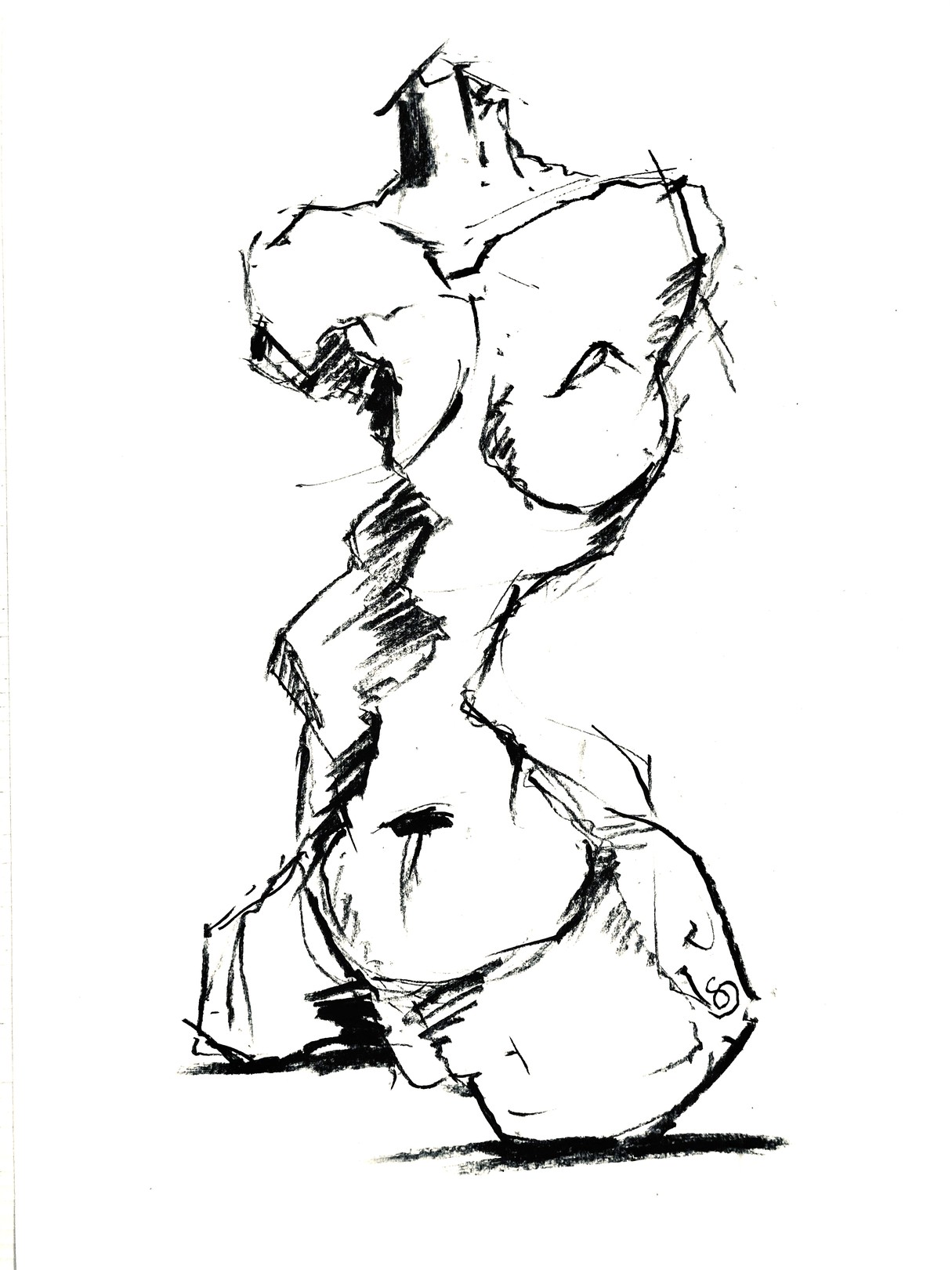 Sandrine Verdier, Dessin Étude 01 Sandrine Verdier, Dessin Étude 01