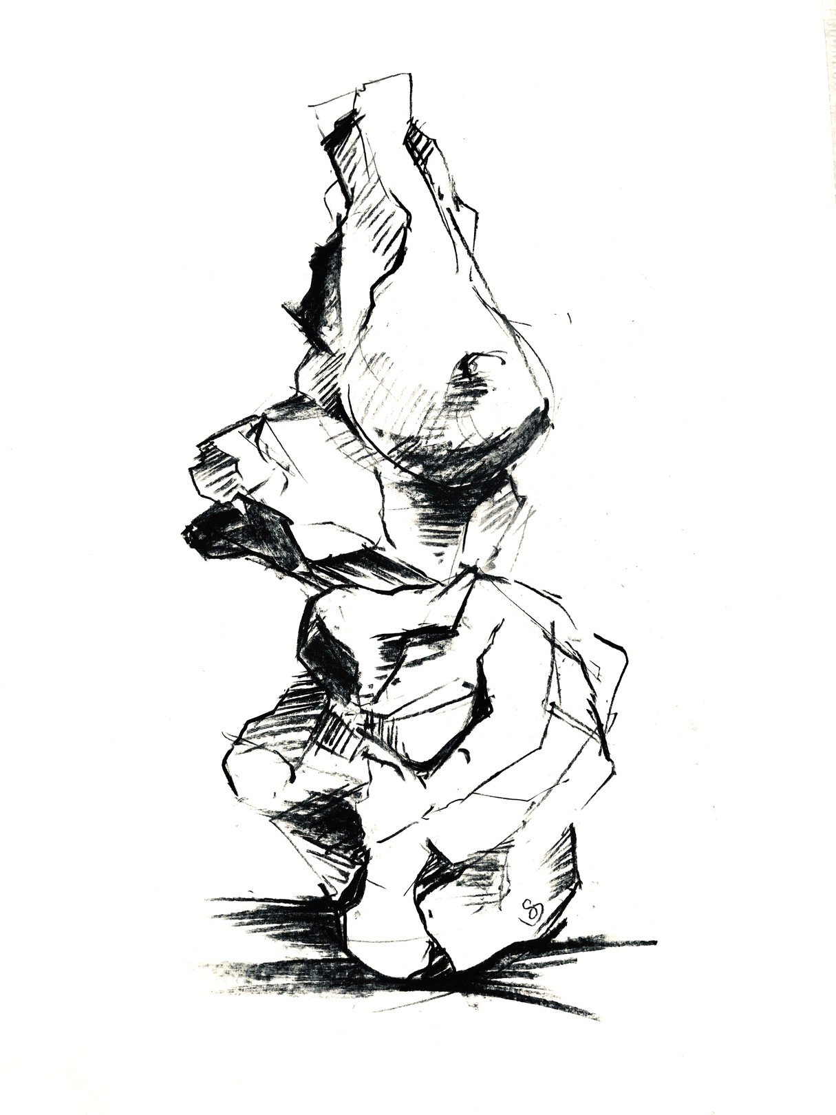 Sandrine Verdier, Dessin Étude 4 Sandrine Verdier, Dessin Étude 4