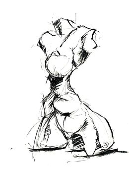 Dessin, Dessin Étude 5, Sandrine Verdier