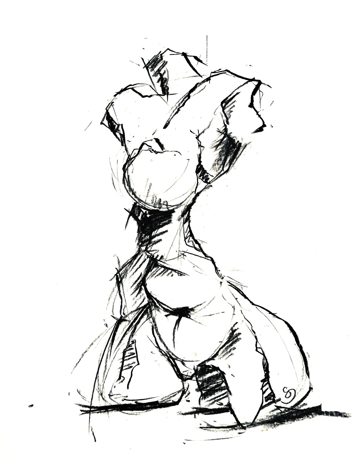 Sandrine Verdier, Dessin Étude 5 Sandrine Verdier, Dessin Étude 5