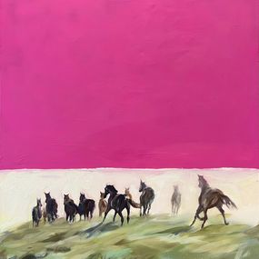 Gemälde, Pink Sky, Inga Makarova