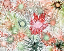 Painting, Explolfora Series Feminine florals, Sumit Mehndiratta