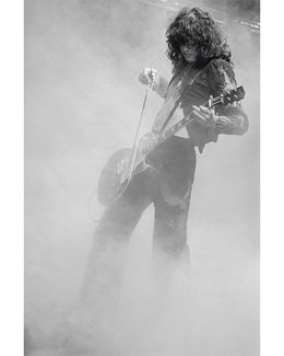 Photography, Jimmy Page at Earls Court Exhibition Centre (S), Terry O'Neill