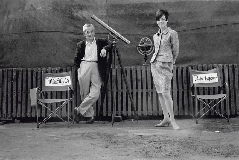 Terry O'Neill, Audrey Hepburn and William Wyler (Signed and Numbered by Terry O'Neill) Terry O'Neill, Audrey Hepburn and William Wyler (Signed and Numbered by Terry O'Neill)