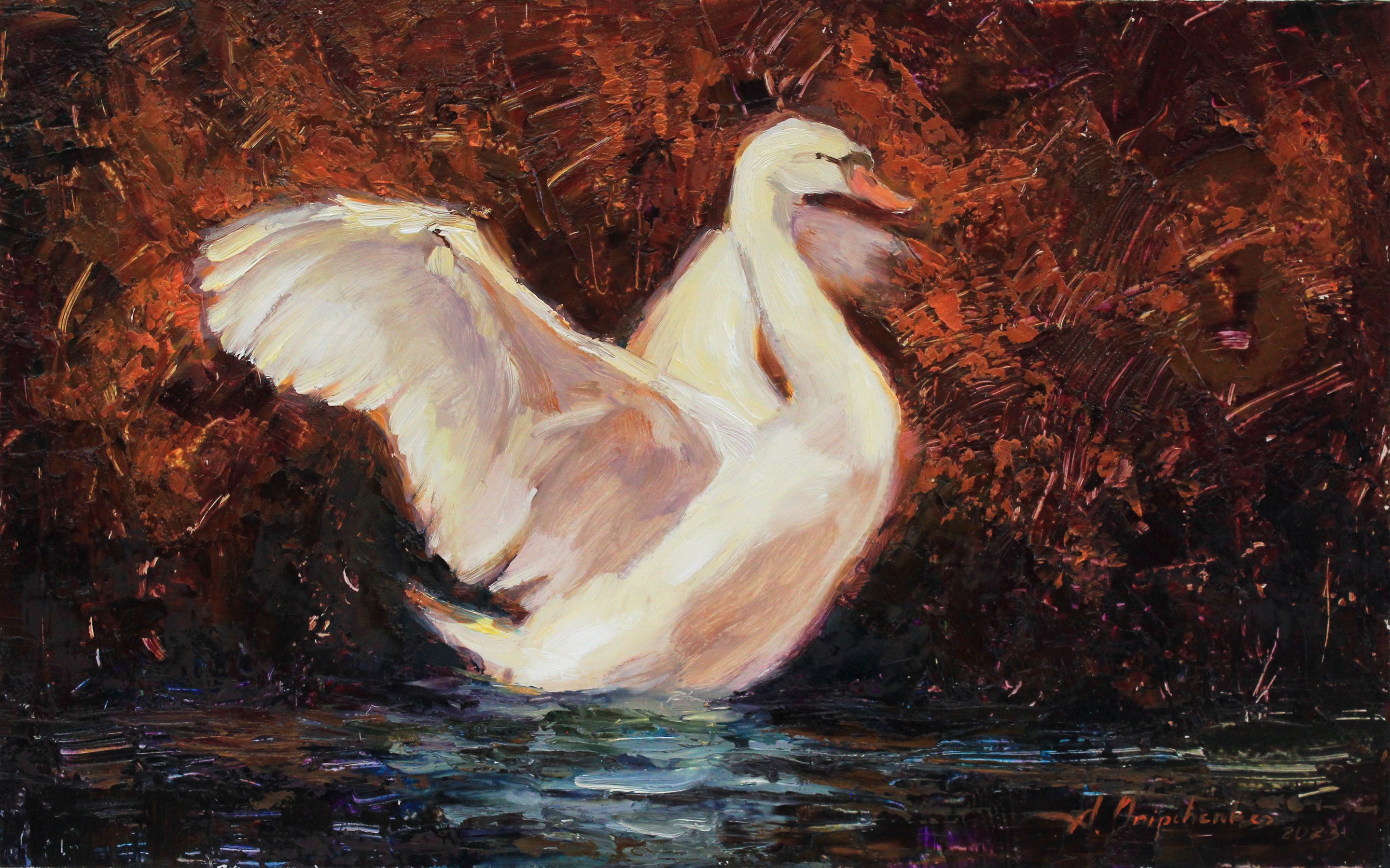 Alisa Onipchenko-Cherniakovska, White bird Alisa Onipchenko-Cherniakovska, White bird