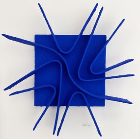 Gemälde, Calicots et pigments bleus, René Galassi