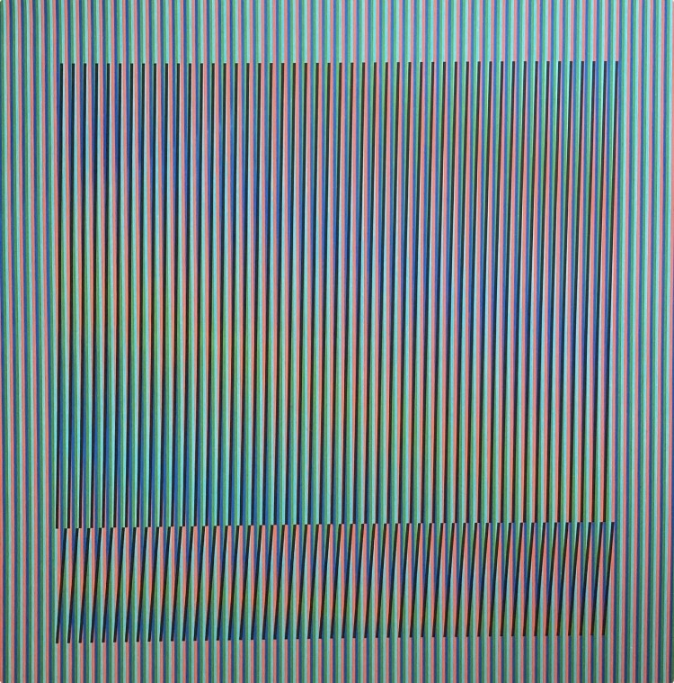 Carlos Cruz-Diez, Induction chromatique - Orinoco 3 Carlos Cruz-Diez, Induction chromatique - Orinoco 3