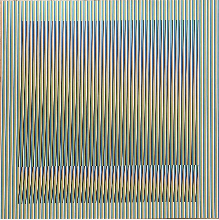 Carlos Cruz-Diez, Induction chromatique - Orinoco 2 Carlos Cruz-Diez, Induction chromatique - Orinoco 2
