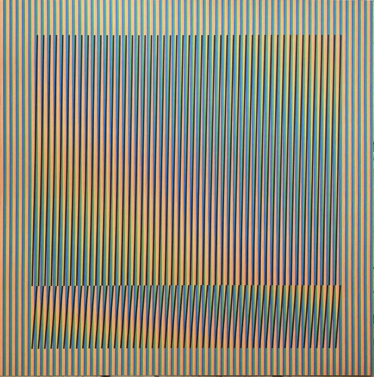 Carlos Cruz-Diez, Induction chromatique - Orinoco 1 Carlos Cruz-Diez, Induction chromatique - Orinoco 1