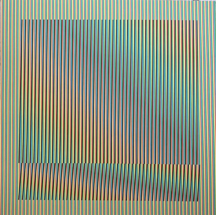 Carlos Cruz-Diez, Induction chromatique - Orinoco 6 Carlos Cruz-Diez, Induction chromatique - Orinoco 6