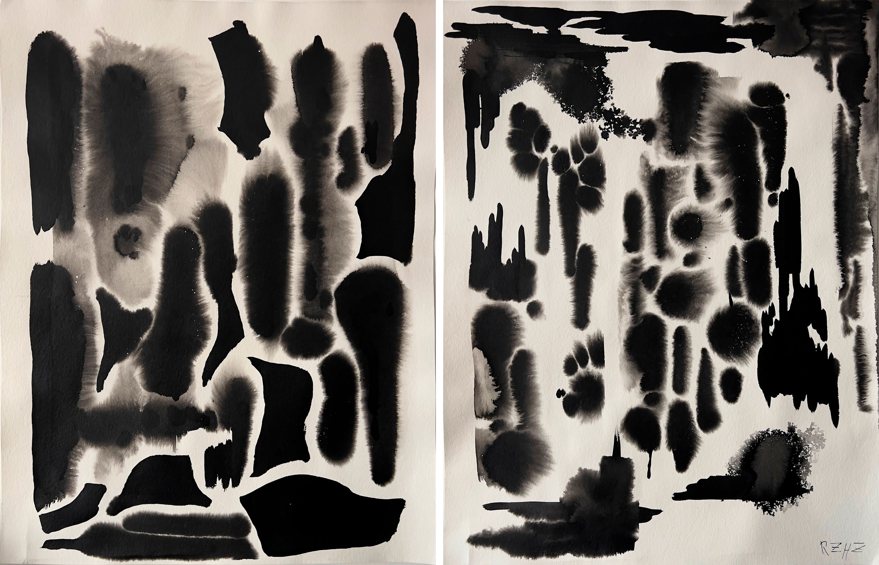 Rodrigo Zuliani Hauck Zampol, No title 2 and 3, Diptych Rodrigo Zuliani Hauck Zampol, No title 2 and 3, Diptych