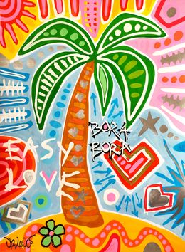 Peinture, Bora Bora easy love, Dr. Love