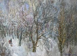 Peinture, It was snowing, Mishurovsky Victor