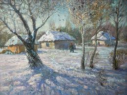 Painting, Winter sunny day, Mishurovsky Victor