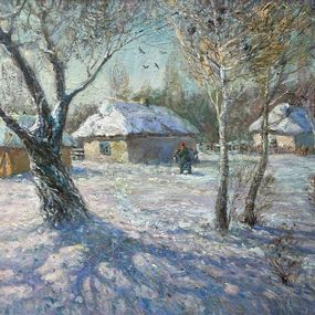 Painting, Winter sunny day, Mishurovsky Victor