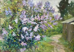 Painting, Lilac corner, Mishurovsky Victor