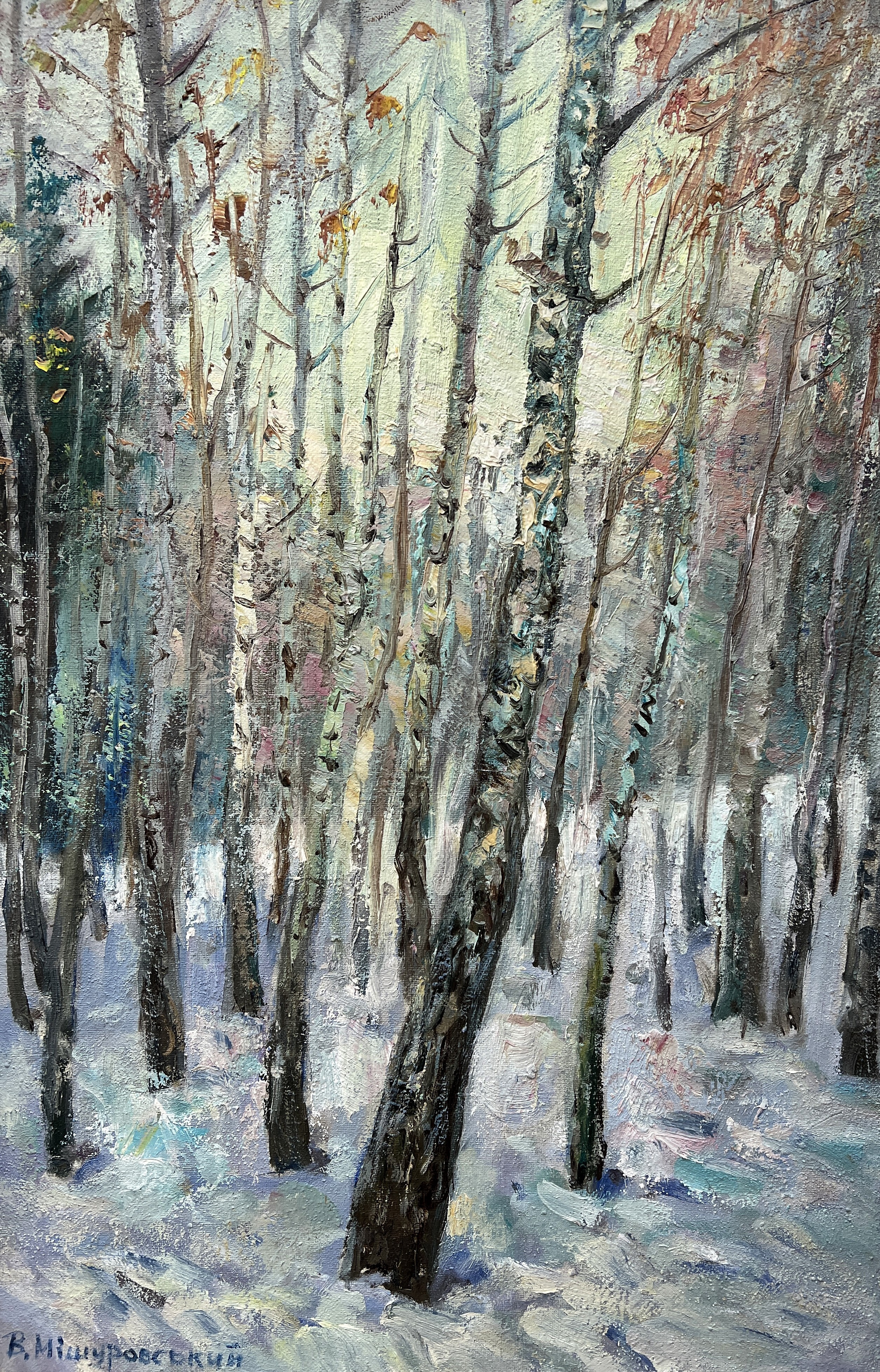Mishurovsky Victor, Winter birches Mishurovsky Victor, Winter birches