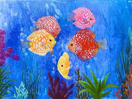 Gemälde, Underwater Life, Shahen Aleksandryan