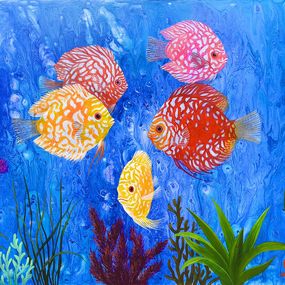 Gemälde, Underwater Life, Shahen Aleksandryan