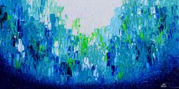 Painting, Relief Blue 16, Tiberiu Soos
