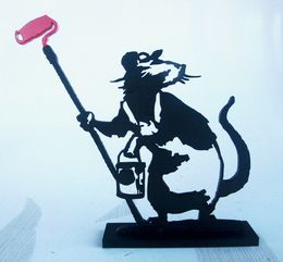 Sculpture, Banksy Rat, PyB