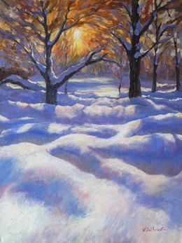 Painting, Rays Of The Winter Sun, Nikolay Dmitriev
