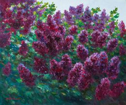 Peinture, Branches Of Lilacs, Nikolay Dmitriev