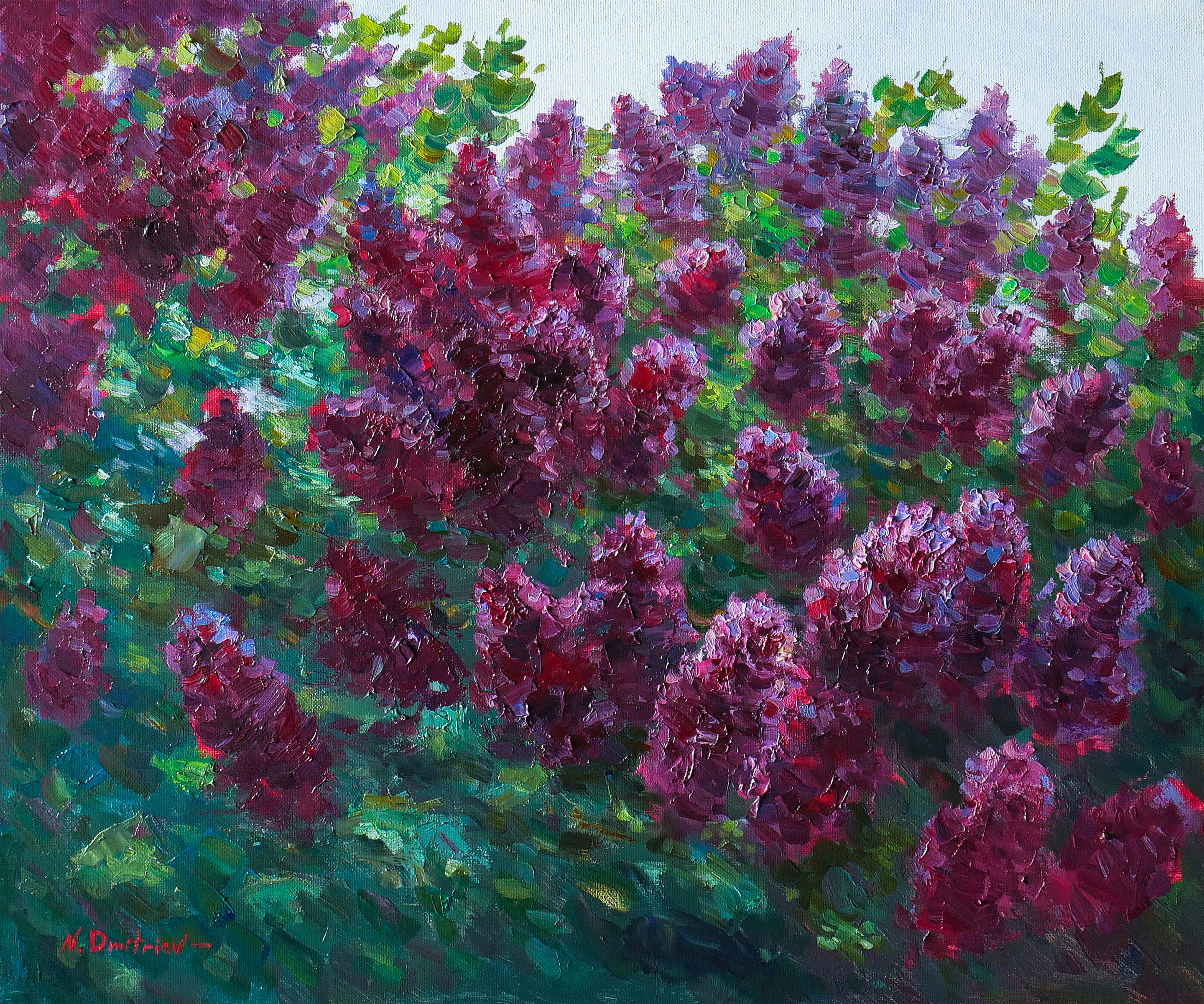 Nikolay Dmitriev, Branches Of Lilacs Nikolay Dmitriev, Branches Of Lilacs