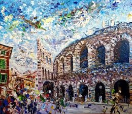 Painting, Arena in Verona, Antonino Puliafico