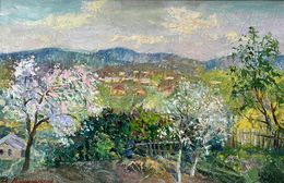 Painting, May is blooming, Mishurovsky Victor