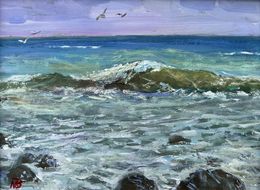 Painting, Calm sea, Mishurovsky Victor