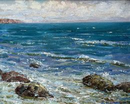 Painting, Sea shore, Mishurovsky Victor
