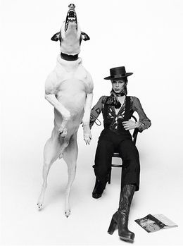 Photography, David Bowie with Jumping Dog, Terry O'Neill