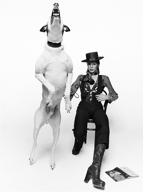 Terry O'Neill, David Bowie with Jumping Dog Terry O'Neill, David Bowie with Jumping Dog