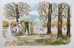 Print, Au jardin du Luxembourg, Emilio Grau-Sala