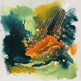 Painting, Collision of Elements. Abstract, Iryna Bondar