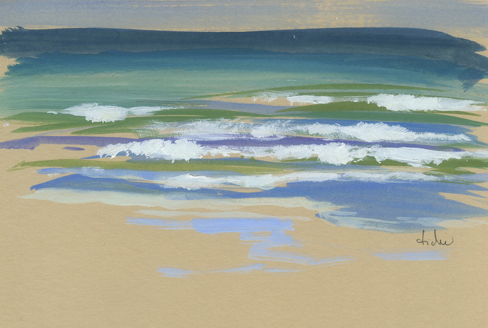 Sabine Eichler, Ile d'Oléron n°1 (paysage marin, ciel, mer, nuages, vagues, océan) Sabine Eichler, Ile d'Oléron n°1 (paysage marin, ciel, mer, nuages, vagues, océan)